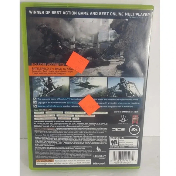 BattleFeild 3 Limited Edition XBOX 360 Video Game 2 Disc - Picture 2 of 5